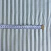 Yarn Dyed Stripes Viscose Fabric Green - per half metre
