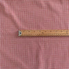 Terracotta Mini Gingham 100% Cotton Fabric - per half metre