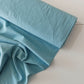 100% Washed Cotton Fabric Aqua - per half metre