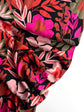 Autumn floral (black base) LENZING™ ECOVERO™ - per half metre