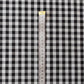 Black Gingham 100% Cotton Fabric - per half metre
