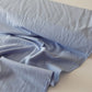100% Washed Cotton Fabric Blue - per half metre