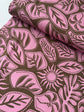 Mauve Abstract Viscose Stretch Fabric - per half metre