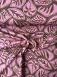 Mauve Abstract Viscose Stretch Fabric - per half metre