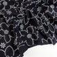 Black Cutwork Cotton Fabric - per half metre