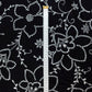 Black Cutwork Cotton Fabric - per half metre