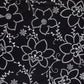 Black Cutwork Cotton Fabric - per half metre