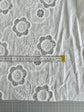 lvory embroidered cotton - per half metre