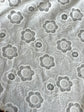 lvory embroidered cotton - per half metre