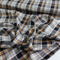 Grey check - Viscose Twill - per half metre