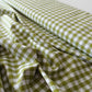 Old Lime Gingham 100% Cotton Fabric - per half metre