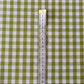 Old Lime Gingham 100% Cotton Fabric - per half metre
