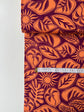 Orange Abstract Viscose Stretch Fabric - per half metre