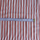 Yarn Dyed Stripes Viscose Fabric Orange - per half metre
