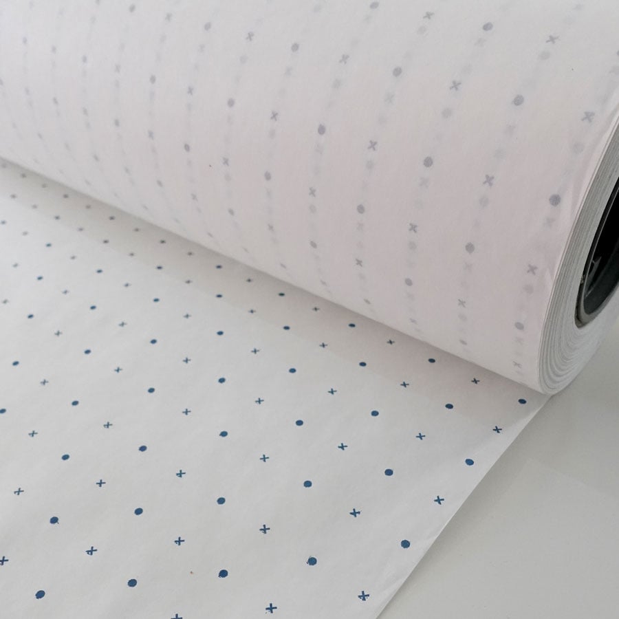 Spot and cross pattern paper