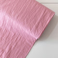 100% Washed Cotton Fabric pink - per half metre