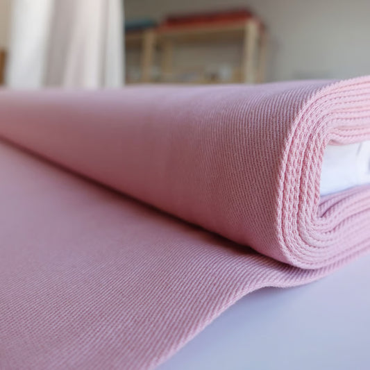 Pink Lightweight Denim Fabric - per half metre