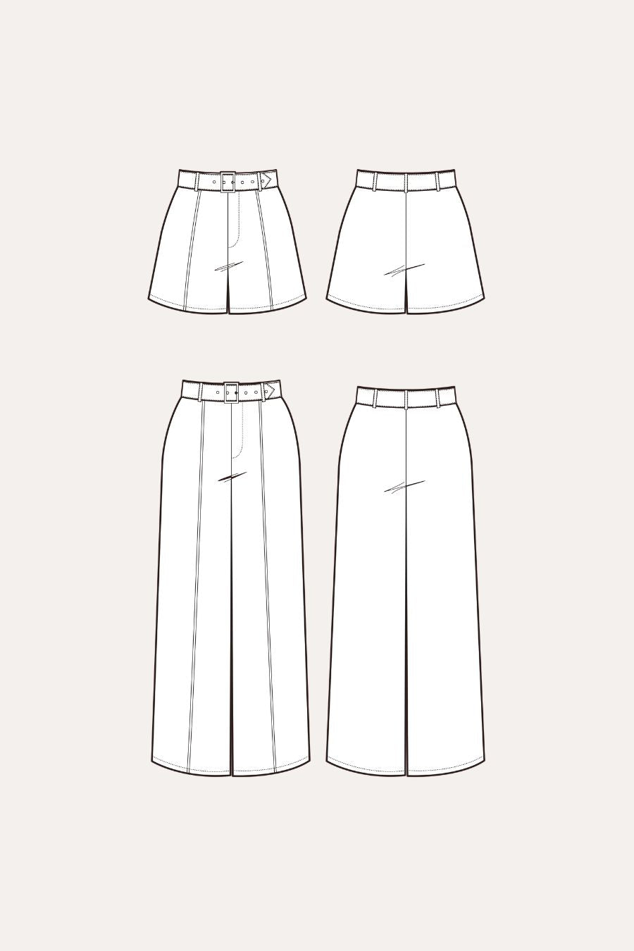 Riviera Trousers PDF & Paper Pattern