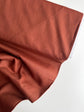 Rust stonewashed linen - per half metre