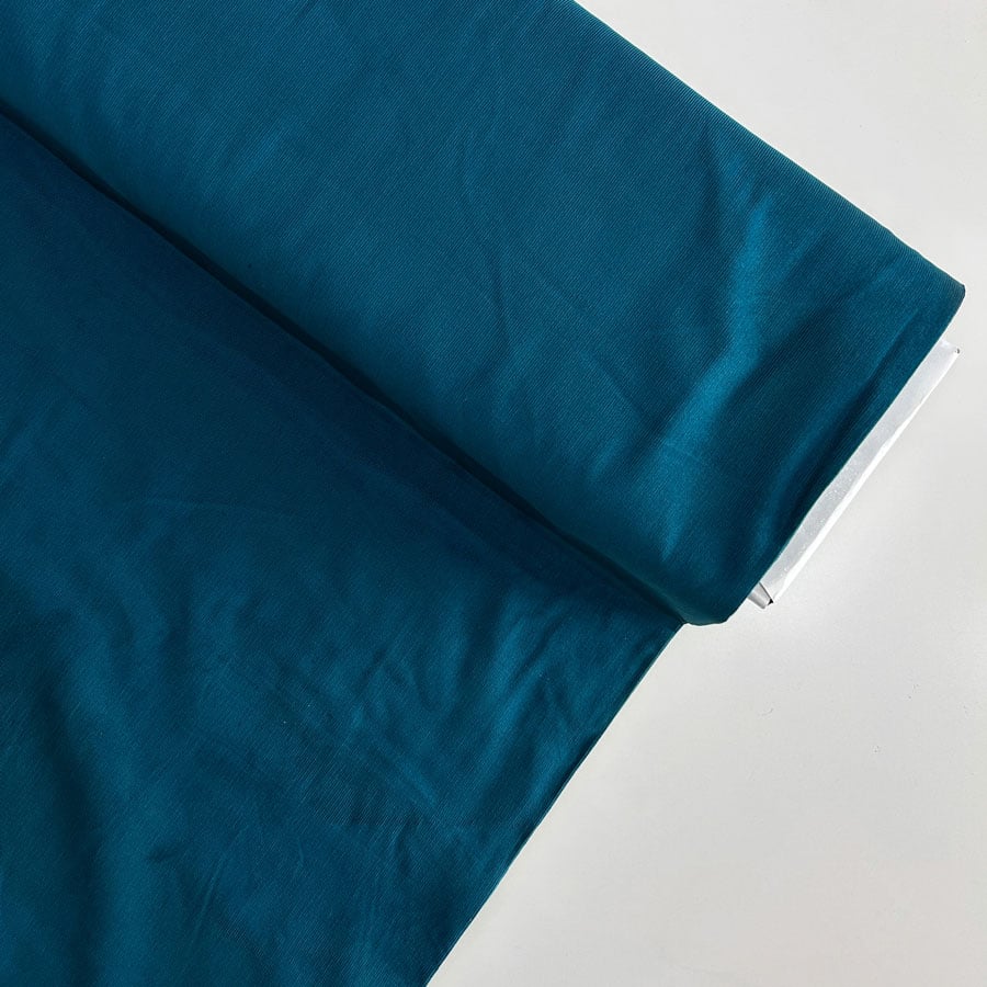 21 Wale Needlecord Fabric - Teal 100% cotton  - per half metre