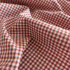 Terracotta Mini Gingham 100% Cotton Fabric - per half metre