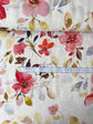 Watercolour Floral Linen Viscose Fabric - per half metre